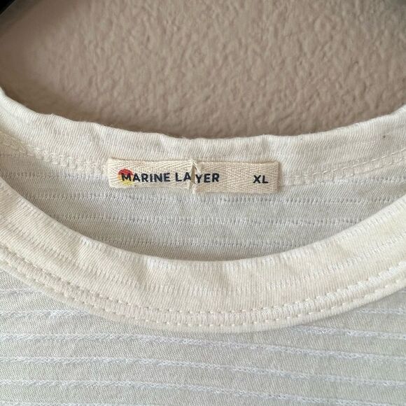 Marine Layer “Lydia” Textured Stripe Tank - Picture 5 of 9
